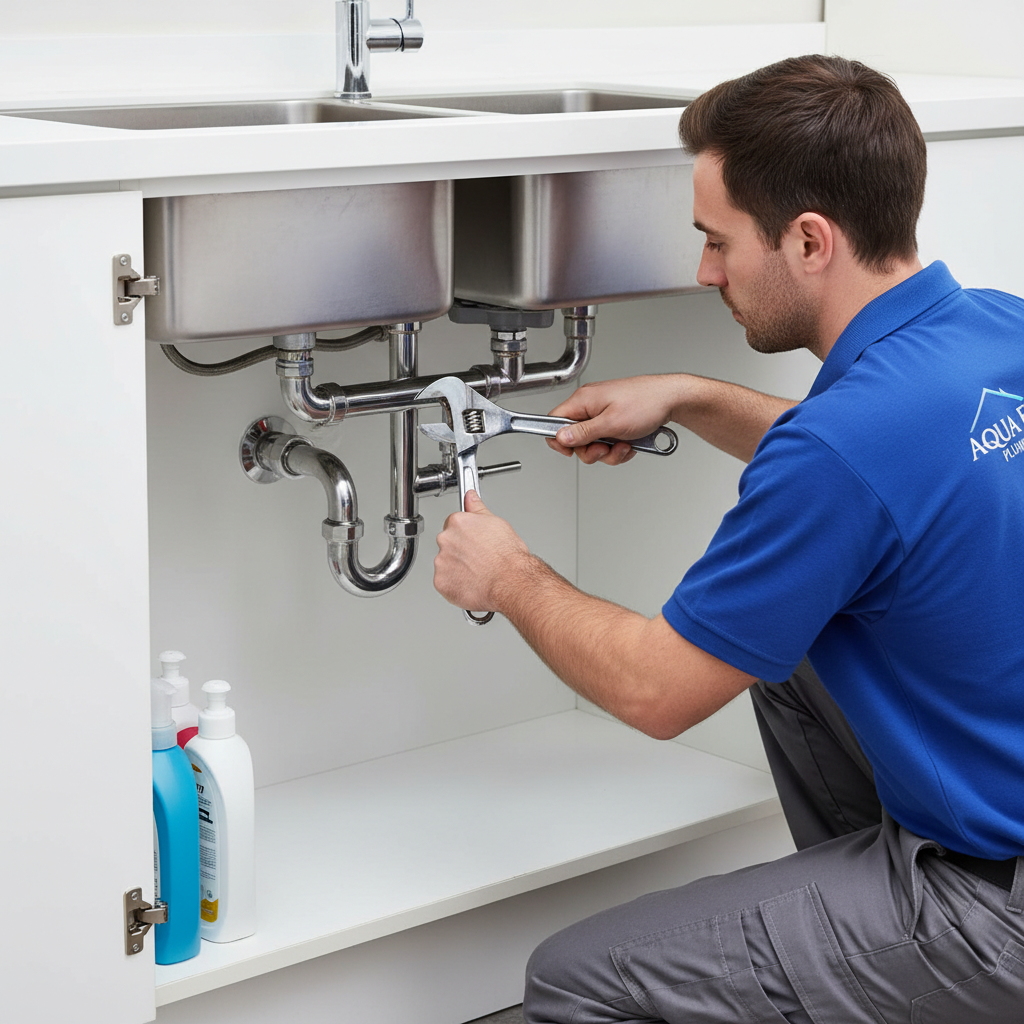 Commercial plumbing installation